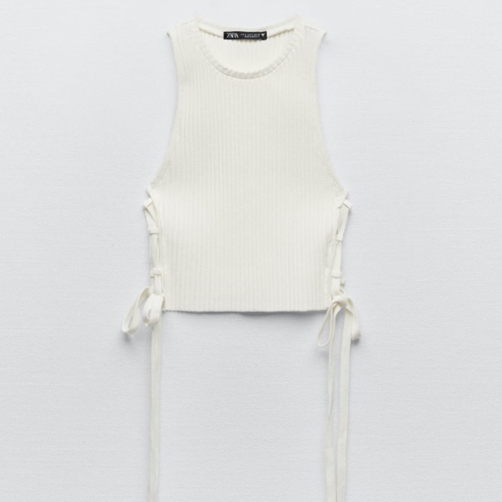 Zara Ribbed Crop Top